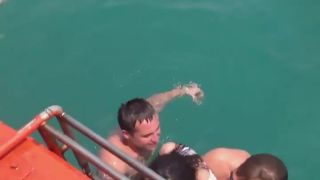 Horny boys and girls in the water-3