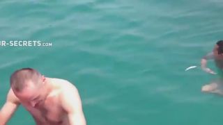 Horny boys and girls in the water-9