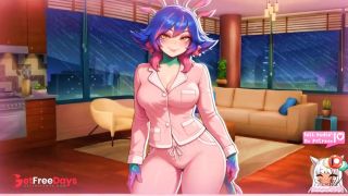 F4M Cute Chameleon Girl Got Caught in the Rain and Needs Your Body to Warm Up Lewd ASMR-0