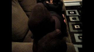 online clip 5 NonniSoles Cum Covered Arabic Feet - Nonnis Stinky Pantyhose Footjob!, amateur fetish porn on femdom porn -2