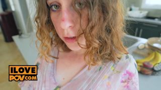 POV Cock Sucking Session With Your Brunette GF Little Arden-7