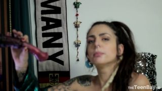 ManyVids – DreadHot – DreadHot Throat Fucked and Facial by my Bad Horse Webcam!-7