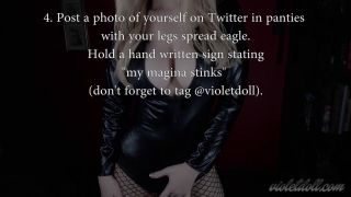 Part 1 Violet Doll - 10 Humiliating Tasks-0