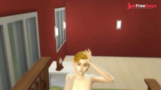 [GetFreeDays.com] Homero y Bart se divierten con la zorra de Lisa en Sims4 Sex Stream November 2022-9