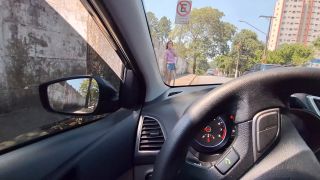 Handjob To Hot Girl At The Bus Stop, She Saw It And Couldn'T Take It-8