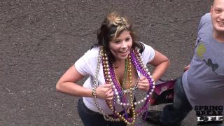 Mardi Gras Chicks on Bourbon Street SmallTits!-6