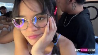 Blowjob 18yo very cute nerdy gives me a blowjob but asks for hard live sex-9