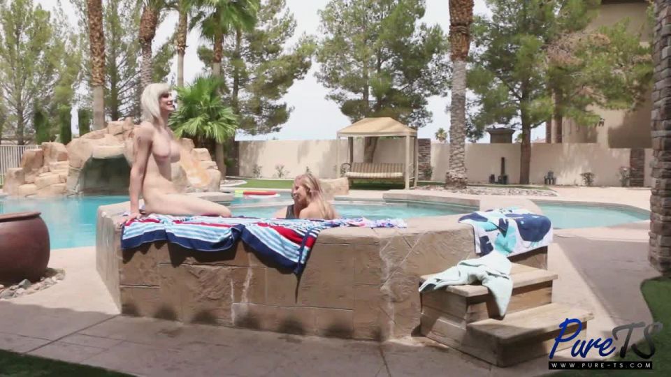 clip 3 femdom male chastity Aubrie Scarlett, Kellie Shaw, River Enza - Summer Orgy At Colby'S House [HD 720p], fetish on femdom porn