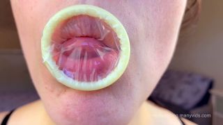 porn clip 22 femdom audio femdom porn | Molly Darling – Condom Mouth Play | fetish-5