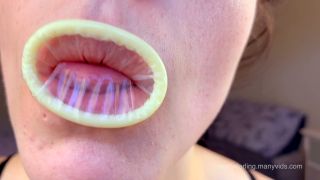porn clip 22 femdom audio femdom porn | Molly Darling – Condom Mouth Play | fetish-6