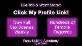 Pussy Licking Academy - Sensual Midnight Pussy Eating - Nonstop LOUD Orgasms-9