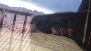 Spying horny sexy roommate fingering pussy and makes selfie - Masturbation-6