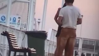 Kissing led them to much more Public!-7