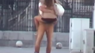 Kissing led them to much more Public!-9