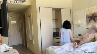 Sex AssociatesPUBLIC DICK FLASH  I pull out my dick in front of a hotel maid and she agreed to jerk me off-6
