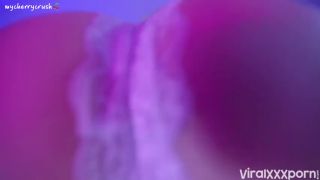  big ass Mycherrycrush Blonde Stunner Teases with Butt Plug and Spreads Her Ass in Neon Lit Room. Cherry Crush, Cherry-5