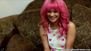 7142 Kiki J Belt and Paddle Test Part 2 of 2 Spanking, Fetish...-9