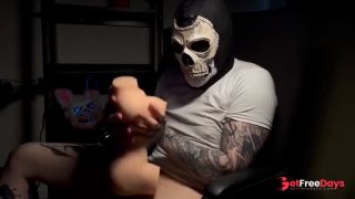 POV Call Of Duty Tattooed Ghost Cosplay Toe Curling Vocal Male Orgasm Masked Man-4