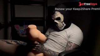POV Call Of Duty Tattooed Ghost Cosplay Toe Curling Vocal Male Orgasm Masked Man-6