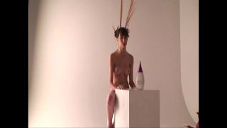 Naked Asian Art Performance-8