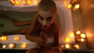 Owl Crystal - [OF] - Cozy Homemade Blowjob in the Bathroom-4