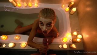 Owl Crystal - [OF] - Cozy Homemade Blowjob in the Bathroom-9