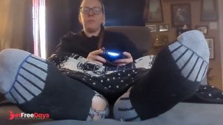 [GetFreeDays.com] The Mistress Ignores You While She Games And You Worship Her Wrinkly Feet Sex Clip February 2023-0