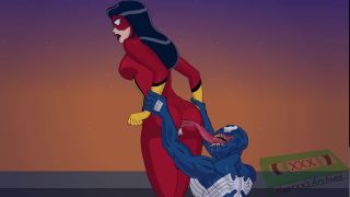 HoaXxx - She-Venom Mary Jane Licking Spider-Woman-5