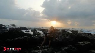 [GetFreeDays.com] Nudists Slutty Blonde Babe in Nature after Sunrise Hike Travel Porn Clip December 2022-9