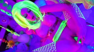 clip 10 Jewelz Blu – N30N D3M0N – Trippy Tease and Dildo Fun | jewelz blu | toys felony femdom-8