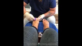 realqueenkasey  Queens feet are getting pampered and ready for the on femdom porn mika tan femdom-2