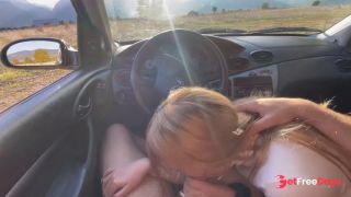 [GetFreeDays.com] Sloppy Blowjob inside the Car in Countryside Sex Leak December 2022-3