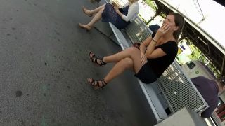 Sexy milf legs crossed toes amar voyeur candid 54-4