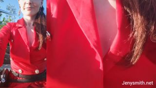 online clip 23 Jeny Smith – the Red Dress and Skin Color Stockings - fetish - femdom porn enema fetish-7