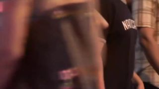 Candid – slim and stacked babe walking - Big boobs-2