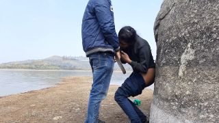 Indian Outdoor Sex At River Side  Indian Hindi Sex Video.-5