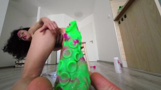 Stacy Bloom / John Thomas Toys dildo XXL in my hairy puss...-4