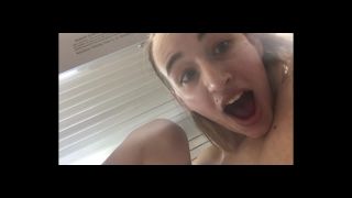 Risky First Squirt – AuroraXoxo on solo female satin panty fetish-9