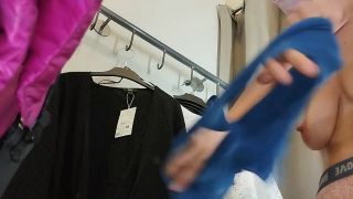 PinkyMadame - Sexy and naughty MILF trying on clothes naked-8