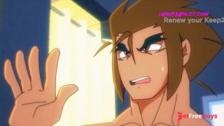 Workout Session Ends With A Massive Creampie In The Locker - Cartoon Parody-1