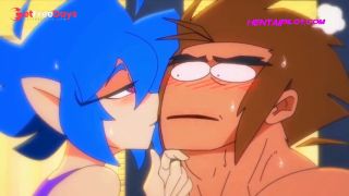 Workout Session Ends With A Massive Creampie In The Locker - Cartoon Parody-2
