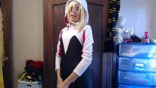 ManyVids presents Annabelle Bestia - gwen stacy tries on her costume - teens - teen -2