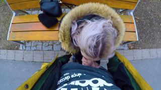 Eva Elfie Cute Teen Suck Cock Public in the Park (Amateur porn)-7
