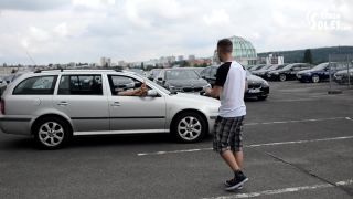 Czech SolesFoot Voyeur At Parking Lot (Big Feet, Eliška Feet, Foot Worship, Foot Tease, Czech Soles, Sexy Toes) - 1080p-0