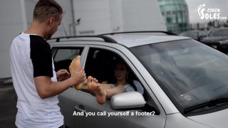 Czech SolesFoot Voyeur At Parking Lot (Big Feet, Eliška Feet, Foot Worship, Foot Tease, Czech Soles, Sexy Toes) - 1080p-1