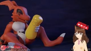 [GetFreeDays.com] Digimon Parody Guilmon fucks Renamon impregnates her with a huge load Furry animation - Jazziuu Porn Leak March 2023-2