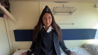 Seduced The Conductor On The Train And Fucked (Amateur porn) Katty West-1