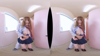 Himesaki Hana, Satsuki Ena, Tomiyasu Reona TMAVR-139 【VR】 Girls ● Strong Opening Of Public Toilets Aimed At Students ● - JAV-2