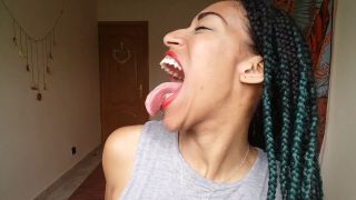 My big mouth and fat tongue (Fetish porn)-1