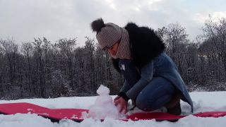 hardcore big tits rough sex cumshot | Play and Cum in Snow – Sexxy Lorry | outdoors-7